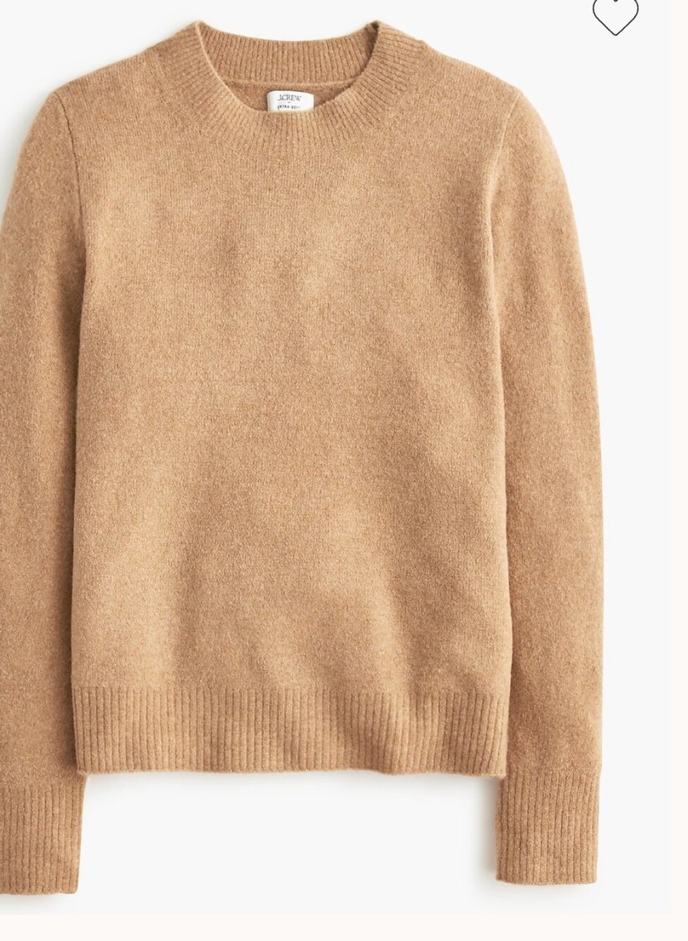 J Crew Factory Crew Neck Sweater In Extra Soft Yarn